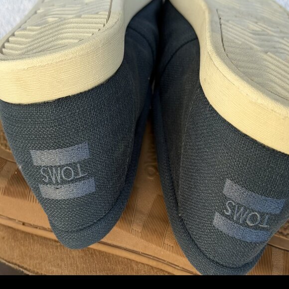 TOMS  WearGood Men's Espadrille Cadet Blue Loafer Flat size M14 pre-owned - Picture 5 of 7